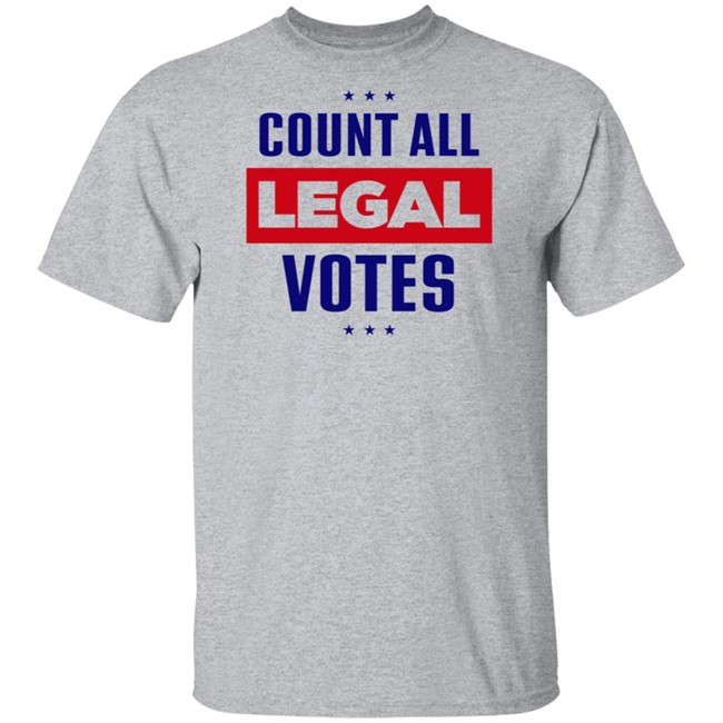 Team Trump Iconic Count All Legal Votes Tee Shirt Team Trump Iconic Count All Legal Votes Tee Shirt