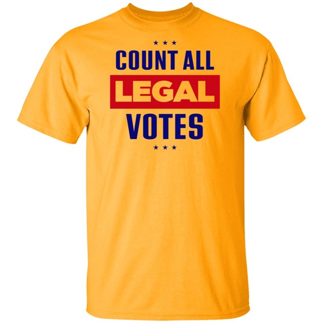 Team Trump Iconic Count All Legal Votes Tee Shirt Team Trump Iconic Count All Legal Votes Tee Shirt