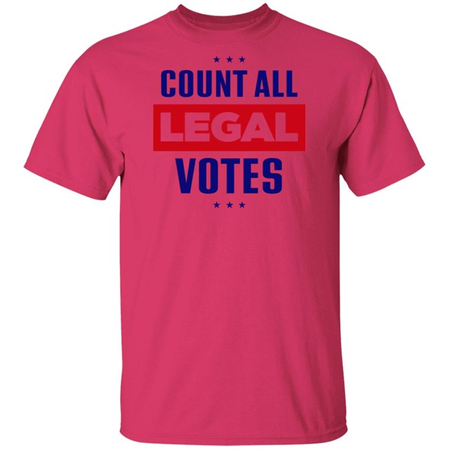 Team Trump Iconic Count All Legal Votes Tee Shirt Team Trump Iconic Count All Legal Votes Tee Shirt