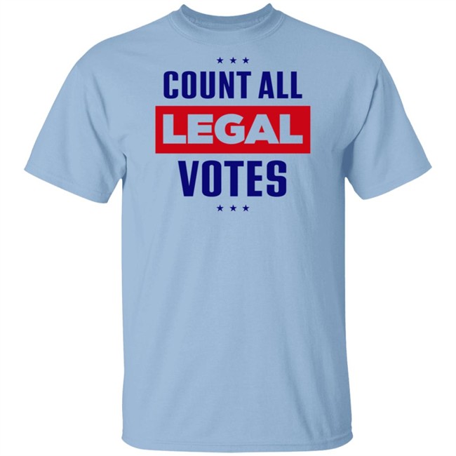 Team Trump Iconic Count All Legal Votes Tee Shirt Team Trump Iconic Count All Legal Votes Tee Shirt