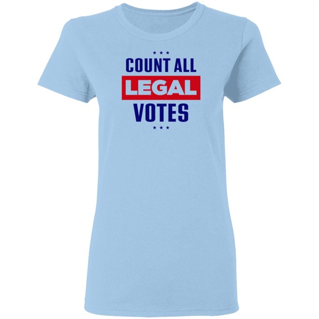 Team Trump Iconic Count All Legal Votes Tee Shirt Team Trump Iconic Count All Legal Votes Tee Shirt