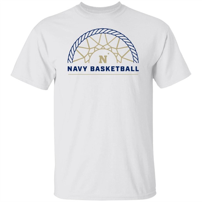 NavyAthletics Navy Athletics Navy Basketball Virtual Midnight Madness Tee Shirt