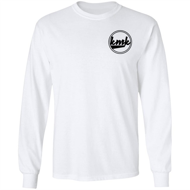 Kallmekris Merch Kmk Round Logo Hoodie White Kallmekris Merch Kmk Round Logo Hoodie White