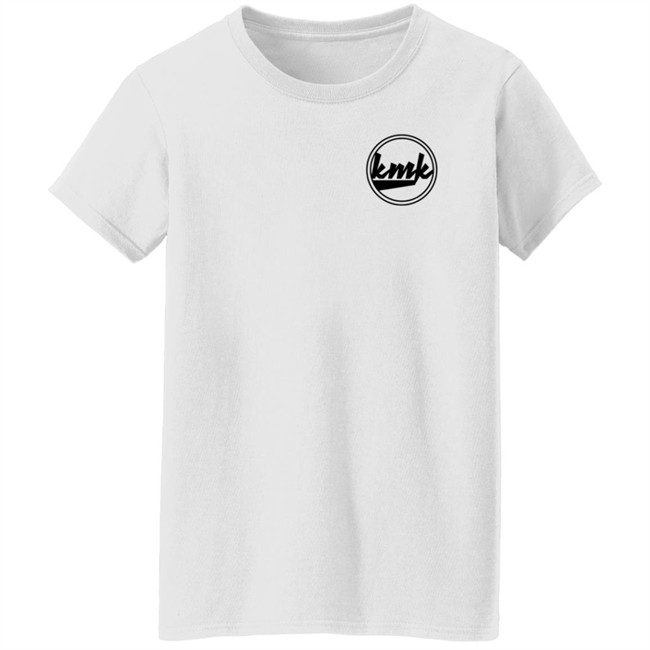 Kallmekris Merch Kmk Round Logo Hoodie White Kallmekris Merch Kmk Round Logo Hoodie White