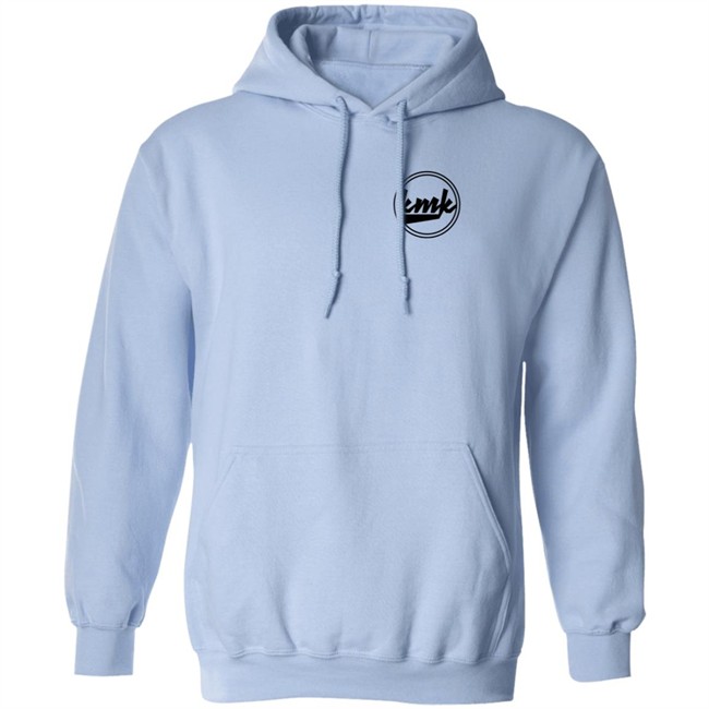 Kallmekris Merch Kmk Round Logo Hoodie White Kallmekris Merch Kmk Round Logo Hoodie White
