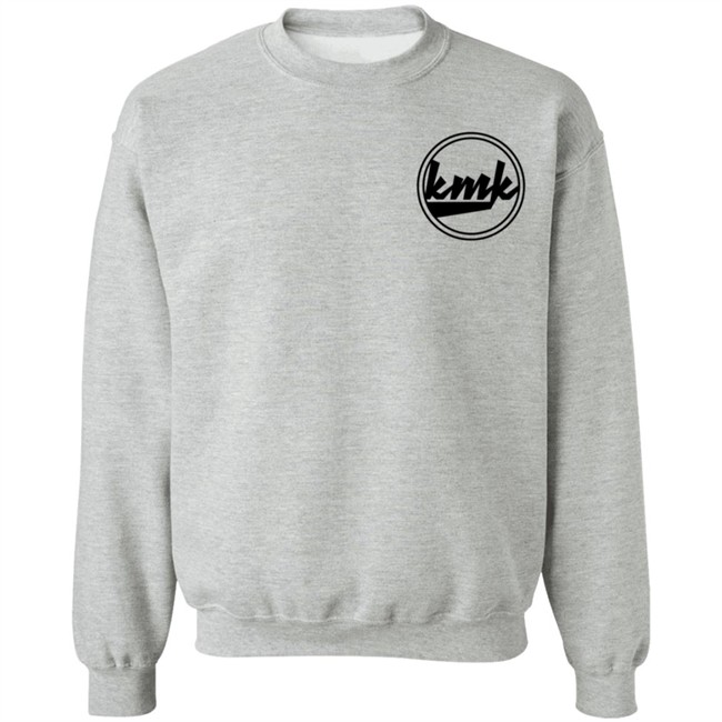 Kallmekris Merch Kmk Round Logo Hoodie White Kallmekris Merch Kmk Round Logo Hoodie White