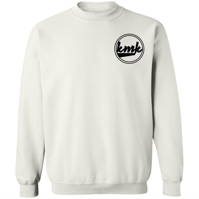 Kallmekris Merch Kmk Round Logo Hoodie White Kallmekris Merch Kmk Round Logo Hoodie White