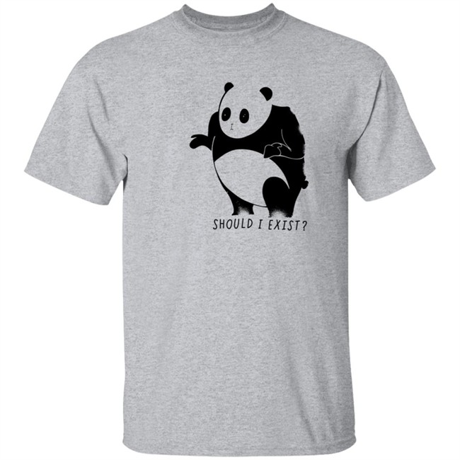 The Daily Wire Merch Shop Existential Panda T Shirt The Daily Wire Merch Shop Existential Panda T Shirt