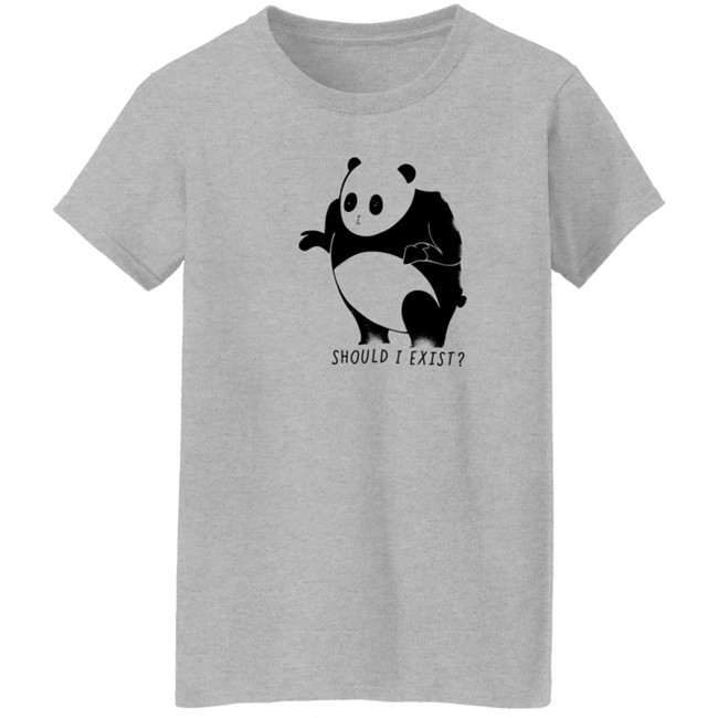 The Daily Wire Merch Shop Existential Panda T Shirt The Daily Wire Merch Shop Existential Panda T Shirt
