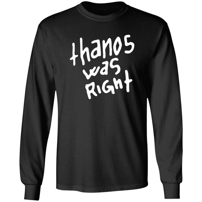 Epic Hero Shop Merch Thanos Was Right Shirt Epic Hero Shop Merch Thanos Was Right Shirt