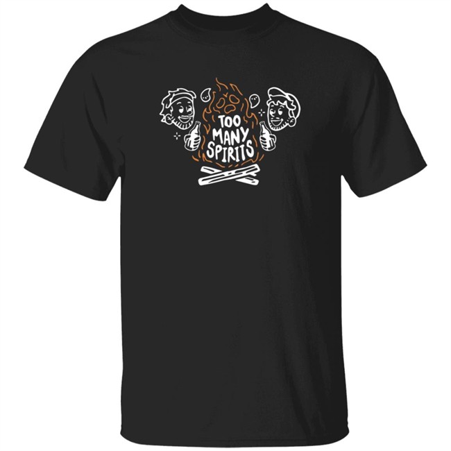 Gianthugs Merch Too Many Spirits Tee Shirt