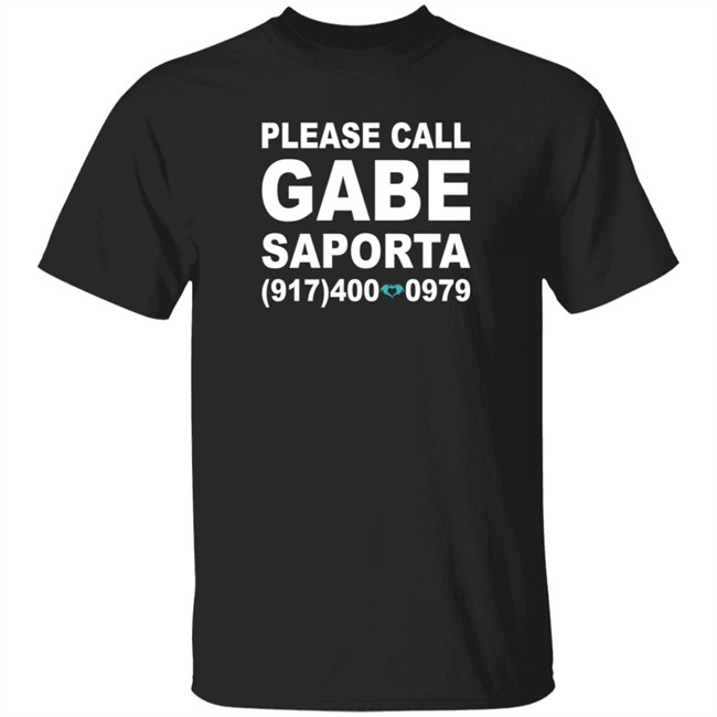 Pete Wentz Please Call Gabe Saporta T Shirt Xprettyinpunk