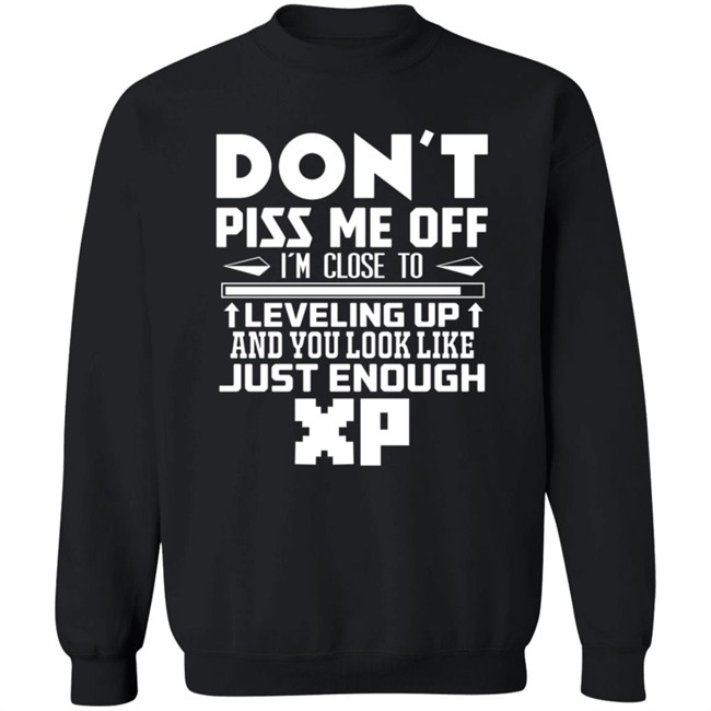 Don't Piss Me Off I'm Close To Leveling Up And You Look Like Just Enouht Xp Shirt Don't Piss Me Off I'm Close To Leveling Up And You Look Like Just Enouht Xp Shirt