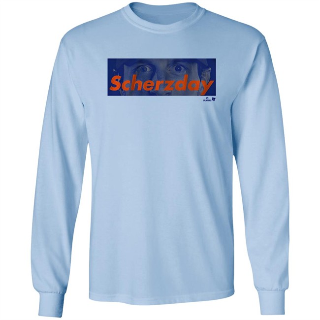 BreakingT Max Scherzer Scherzday New York T Shirt BreakingT Max Scherzer Scherzday New York T Shirt