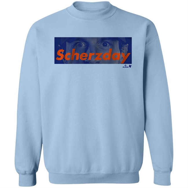 BreakingT Max Scherzer Scherzday New York T Shirt BreakingT Max Scherzer Scherzday New York T Shirt
