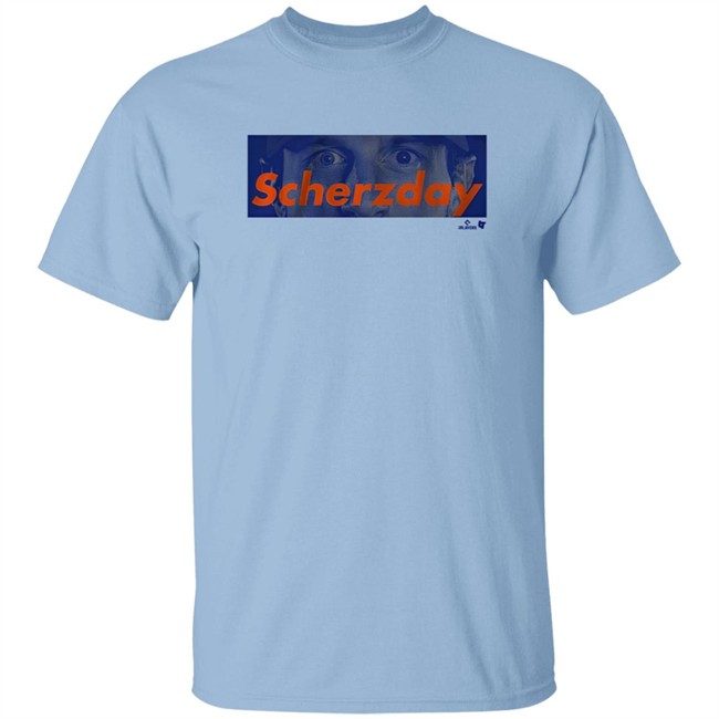 BreakingT Max Scherzer Scherzday New York T Shirt BreakingT Max Scherzer Scherzday New York T Shirt
