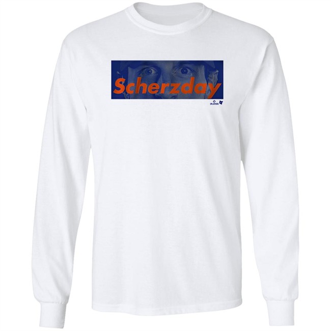 BreakingT Max Scherzer Scherzday New York T Shirt BreakingT Max Scherzer Scherzday New York T Shirt