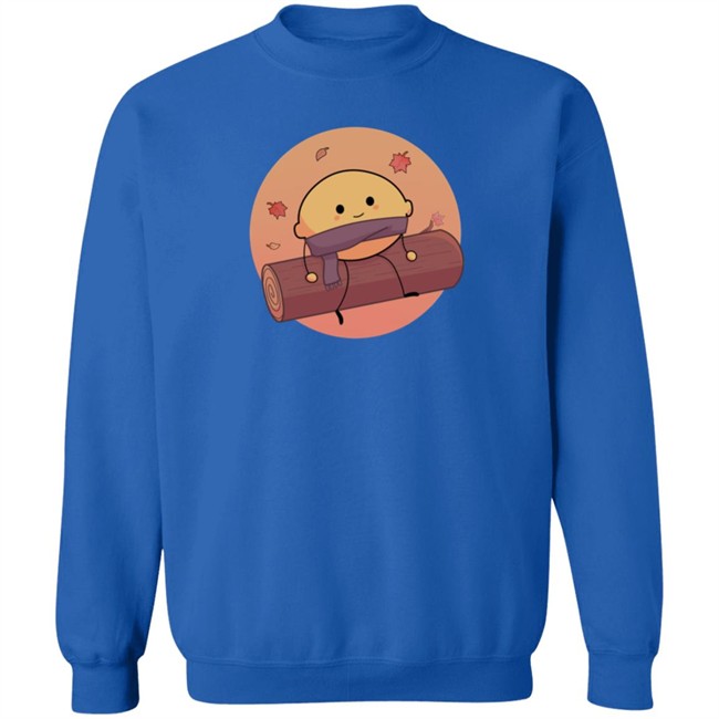 Drops By Ponk Merch Lemon Fall Leaves Crewneck Sweatshirt Drops By Ponk Merch Lemon Fall Leaves Crewneck Sweatshirt