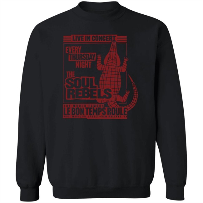 The Soul Rebels Merch The Soul Rebels Live At Le Bon Temps Tee Shirt The Soul Rebels Merch The Soul Rebels Live At Le Bon Temps Tee Shirt