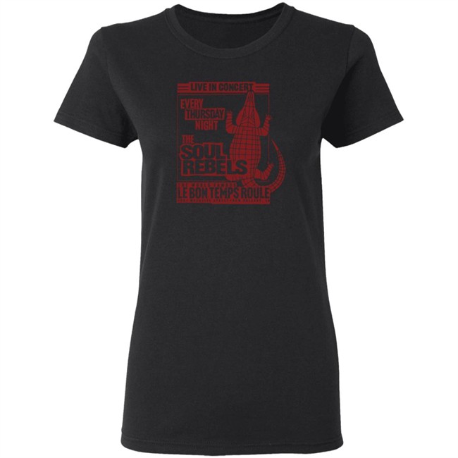 The Soul Rebels Merch The Soul Rebels Live At Le Bon Temps Tee Shirt The Soul Rebels Merch The Soul Rebels Live At Le Bon Temps Tee Shirt