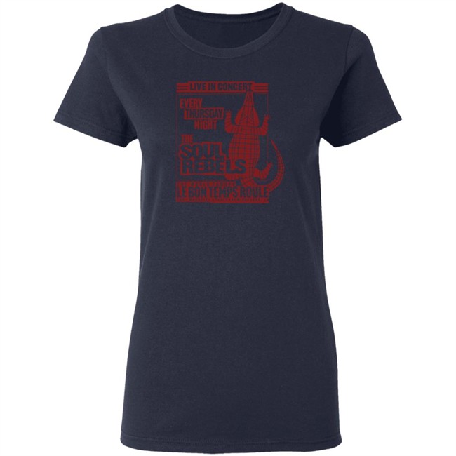 The Soul Rebels Merch The Soul Rebels Live At Le Bon Temps Tee Shirt The Soul Rebels Merch The Soul Rebels Live At Le Bon Temps Tee Shirt