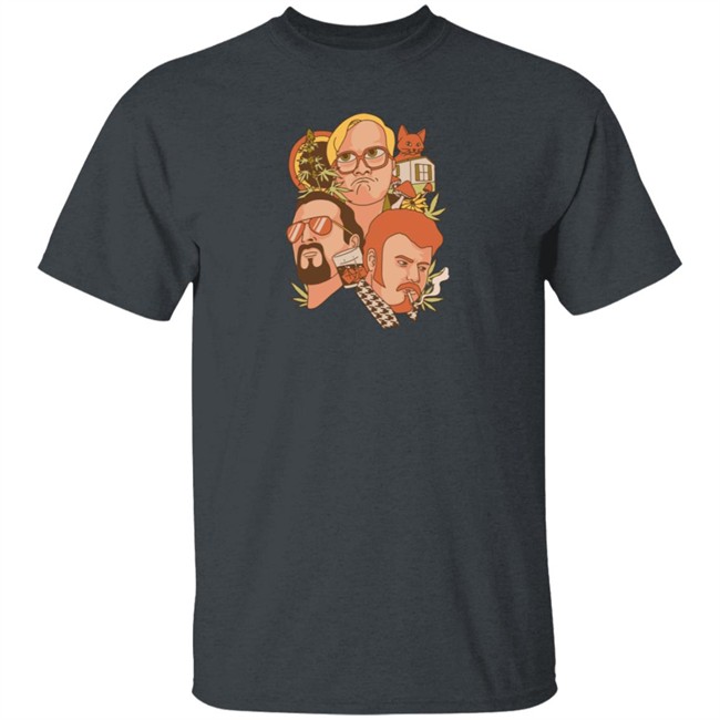 Trailer Park Boys Merch Black Unisex Faces Tee Shirt Trailer Park Boys Merch Black Unisex Faces Tee Shirt