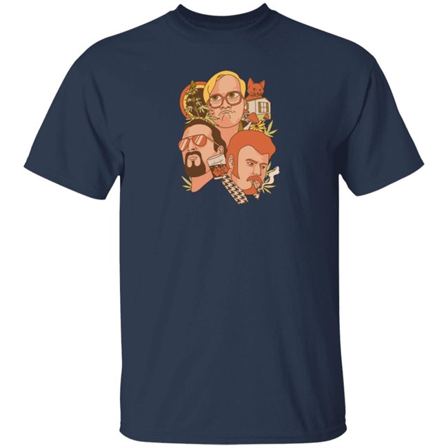 Trailer Park Boys Merch Black Unisex Faces Tee Shirt Trailer Park Boys Merch Black Unisex Faces Tee Shirt