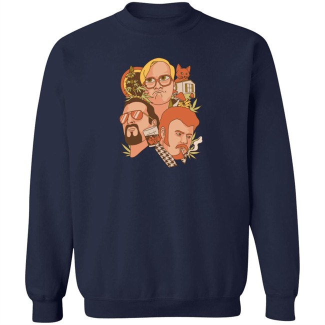 Trailer Park Boys Merch Black Unisex Faces Tee Shirt Trailer Park Boys Merch Black Unisex Faces Tee Shirt