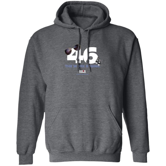 Biden Harris 46 The Work Begins T Shirt Biden Harris 46 The Work Begins T Shirt