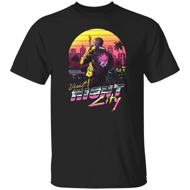 Cyberpunk 2077 Visit Night City Shirt