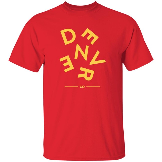Abstract Denver Jumble T Shirt Abstract Denver Jumble T Shirt