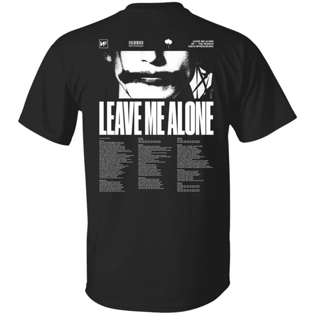 Nf Merch Leave Me Alone Logo Shirt Nf Merch Leave Me Alone Logo Shirt