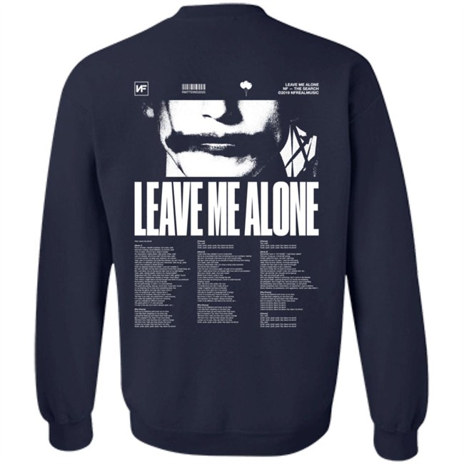 Nf Merch Leave Me Alone Logo Shirt Nf Merch Leave Me Alone Logo Shirt