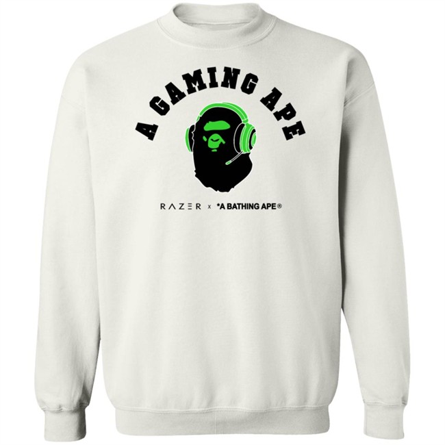 Razer X Bape A Gaming Ape Shirt Razer X Bape A Gaming Ape Shirt