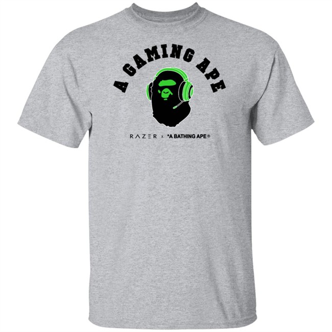 Razer X Bape A Gaming Ape Shirt Razer X Bape A Gaming Ape Shirt