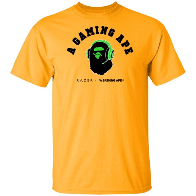 Razer X Bape A Gaming Ape Shirt Razer X Bape A Gaming Ape Shirt