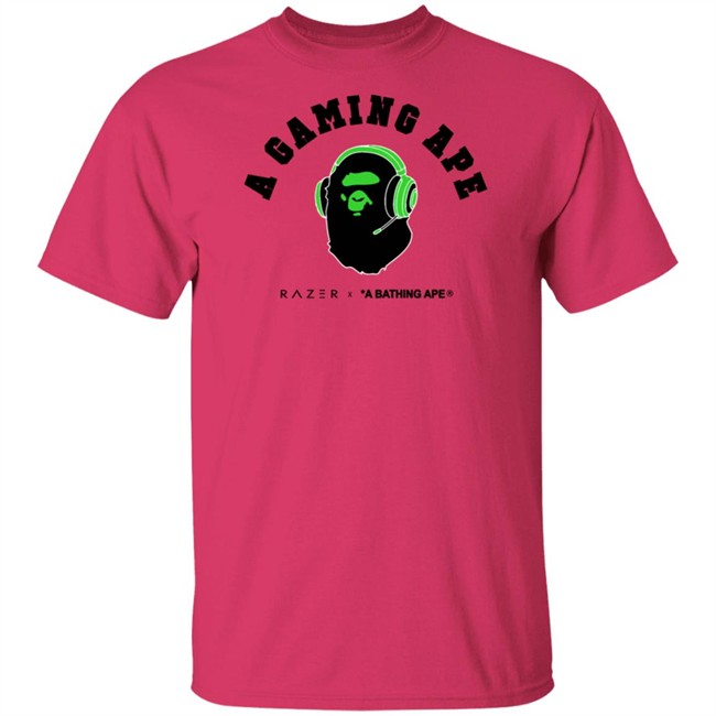 Razer X Bape A Gaming Ape Shirt Razer X Bape A Gaming Ape Shirt