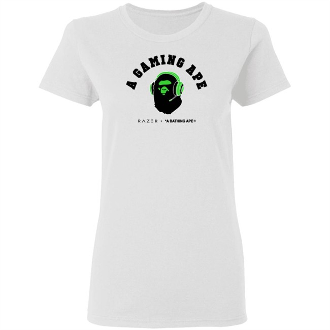 Razer X Bape A Gaming Ape Shirt Razer X Bape A Gaming Ape Shirt