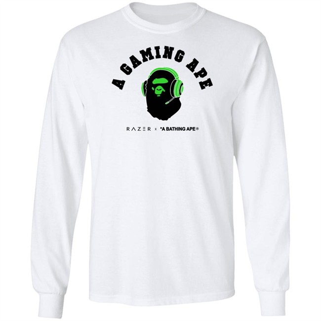 Razer X Bape A Gaming Ape Shirt Razer X Bape A Gaming Ape Shirt