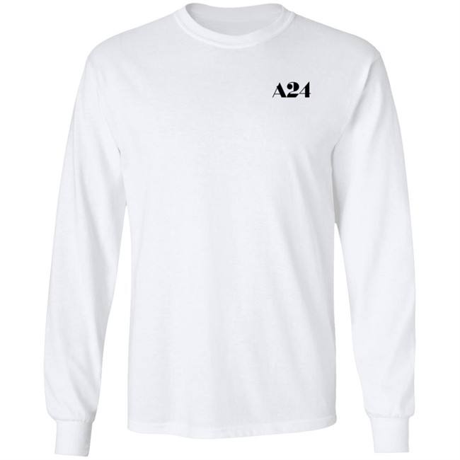 A24 Merch A24 Grey Logo Shirt A24 Merch A24 Grey Logo Shirt