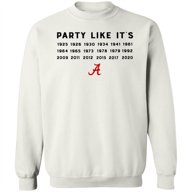 Alabama Crimson Tide Party Like It's T Shirt BDS music manager Alabama Crimson Tide Party Like It's T Shirt BDS music manager