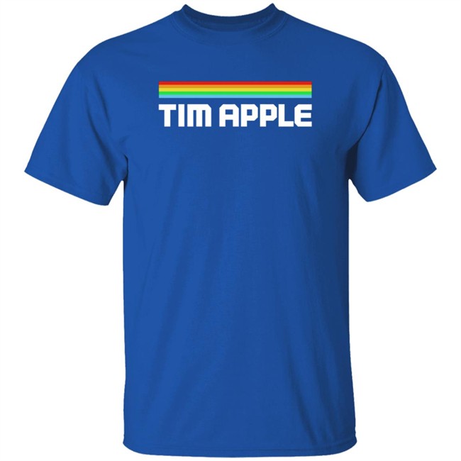 Cotton Bureau Merch Tim Apple Lines Shirt Cotton Bureau Merch Tim Apple Lines Shirt