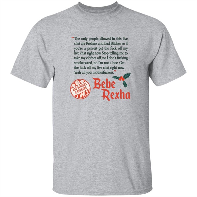 Bebe Rexhars Merch Bad Bitches & Rexhars Only Shirt Bebe Rexhars Merch Bad Bitches & Rexhars Only Shirt