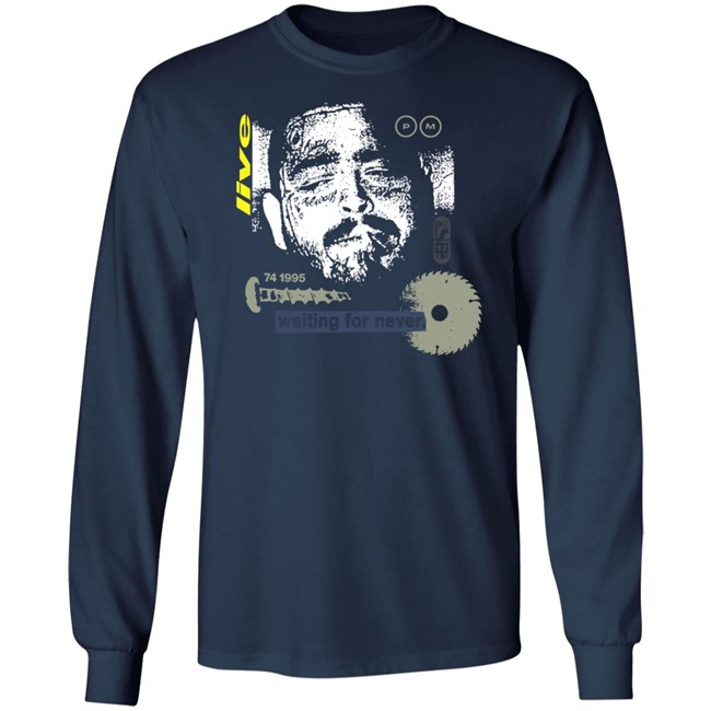 Post Malone Merch Waiting For Never Shirt Post Malone Merch Waiting For Never Shirt