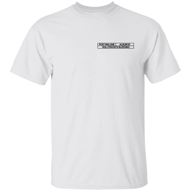 Post Malone Merch Album 03 Hollywood’S Bleeding Jump Shirt