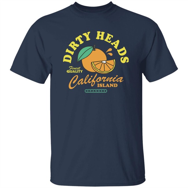 Dirty Heads Merch Cali Island Oranges Tee Shirt Dirty Heads Merch Cali Island Oranges Tee Shirt