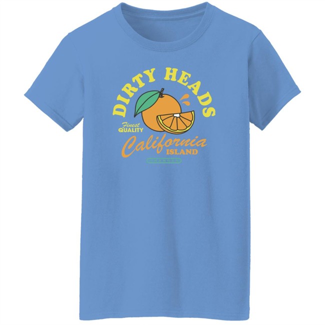 Dirty Heads Merch Cali Island Oranges Tee Shirt Dirty Heads Merch Cali Island Oranges Tee Shirt