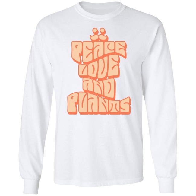 Mumbo Jumbo Merch Peace Love and Plants Stacked Shirt Mumbo Jumbo Merch Peace Love and Plants Stacked Shirt
