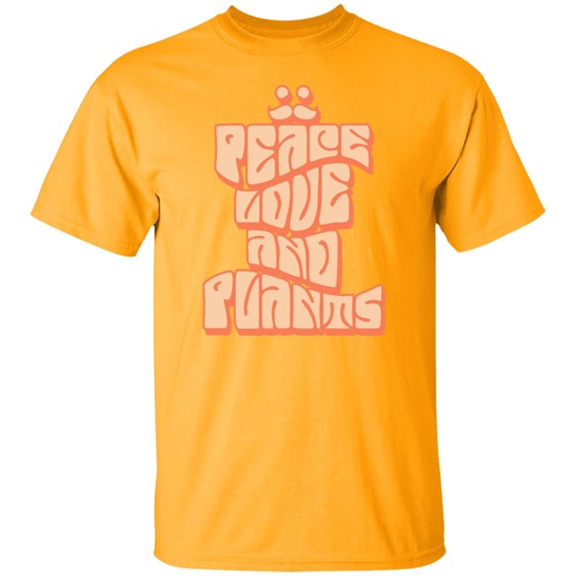 Mumbo Jumbo Merch Peace Love and Plants Stacked Shirt Mumbo Jumbo Merch Peace Love and Plants Stacked Shirt