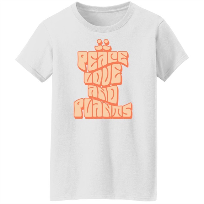 Mumbo Jumbo Merch Peace Love and Plants Stacked Shirt Mumbo Jumbo Merch Peace Love and Plants Stacked Shirt